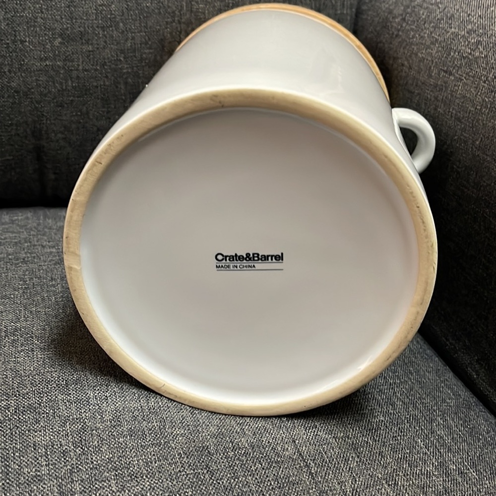 Crate & Barrel Aspen White Canister - Picture 12 of 14